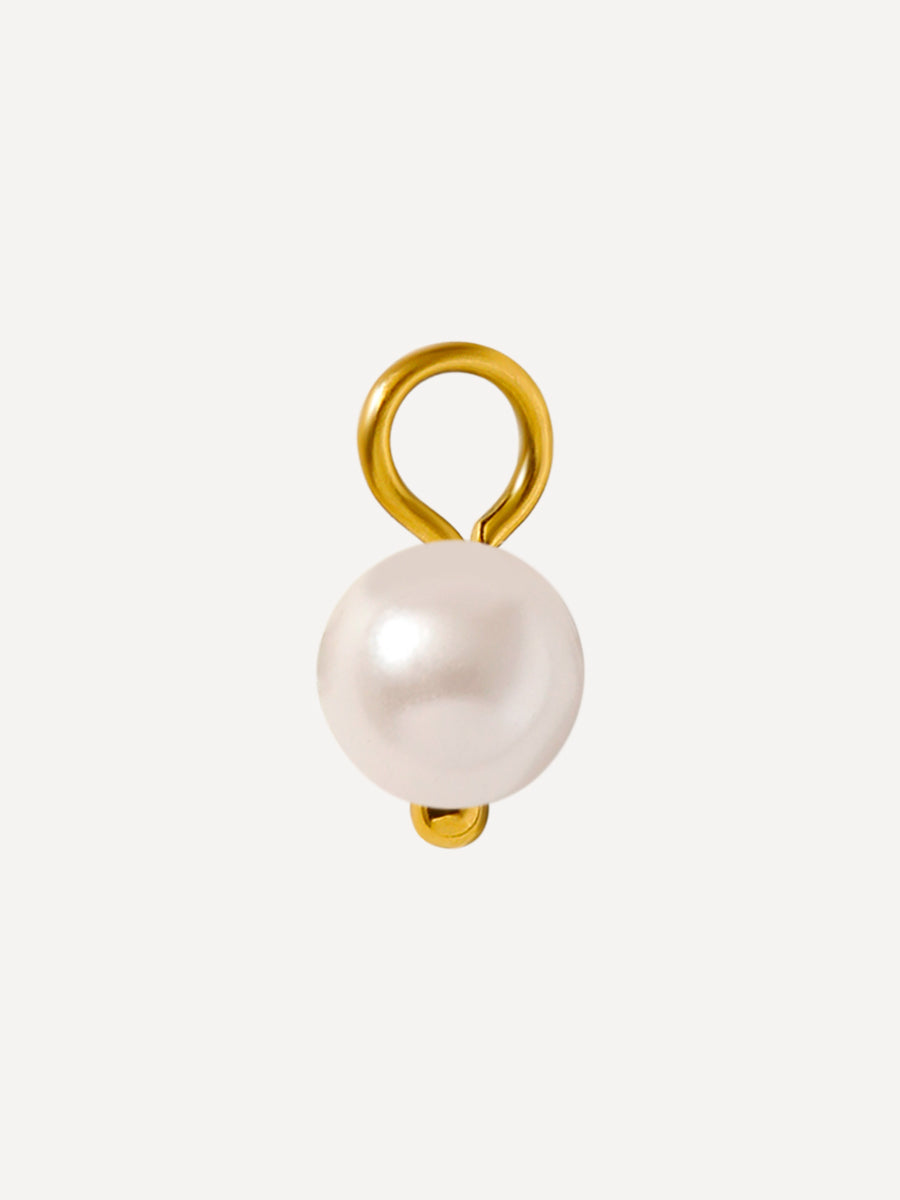 6mm Unique Pearl Charm Gold