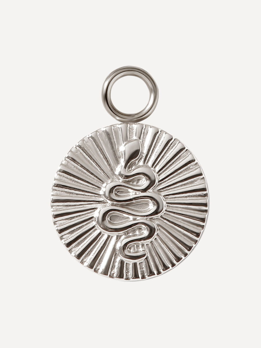 12x12mm Eternal Guard Charm Silber