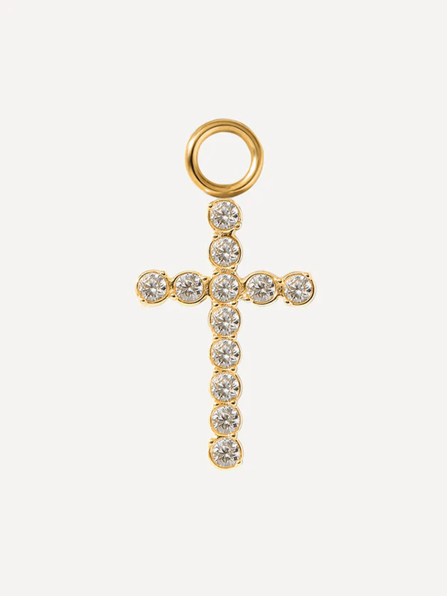 15x10mm Glorious Cross Ohrring-Charm