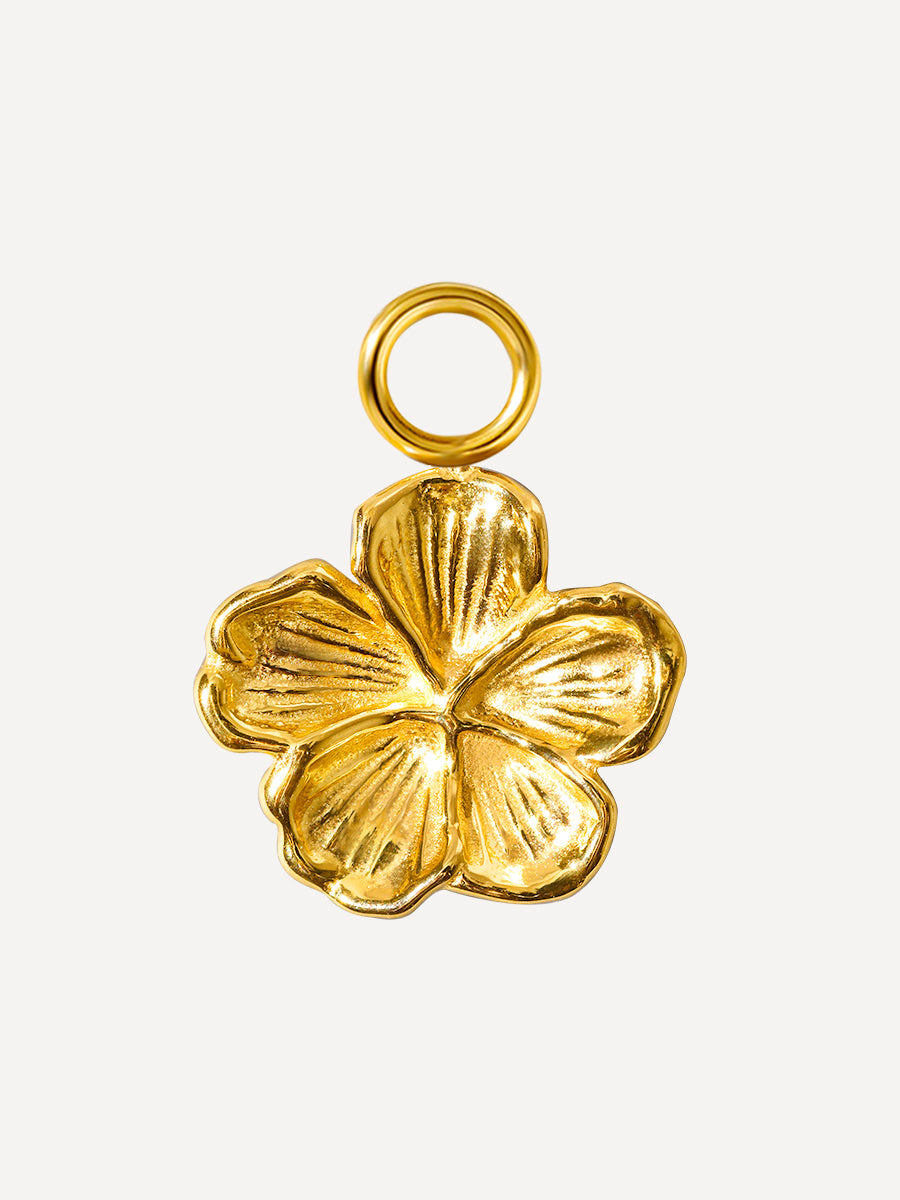 11.6x10.2mm Floral Bloom Earring Charm