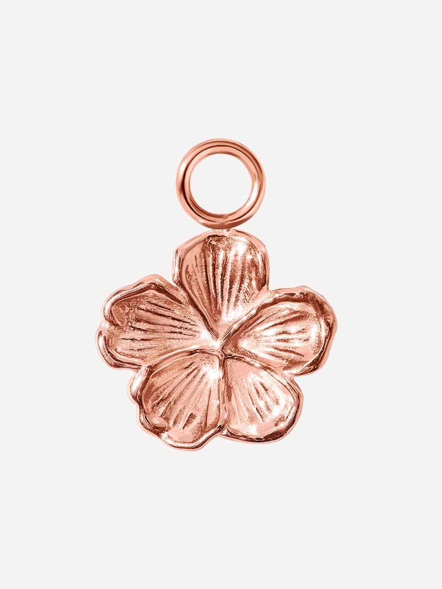 11.6x10.2mm Floral Bloom Earring Charm