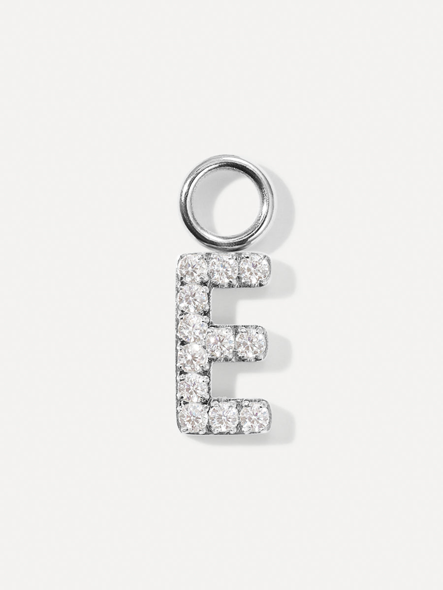 Dazzling Letter Earring Charms