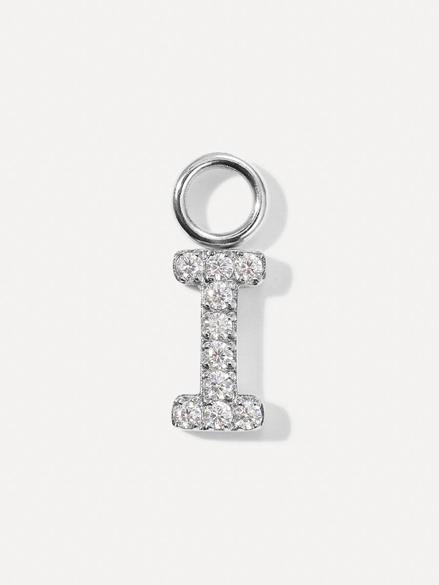 Dazzling Letter Earring Charms