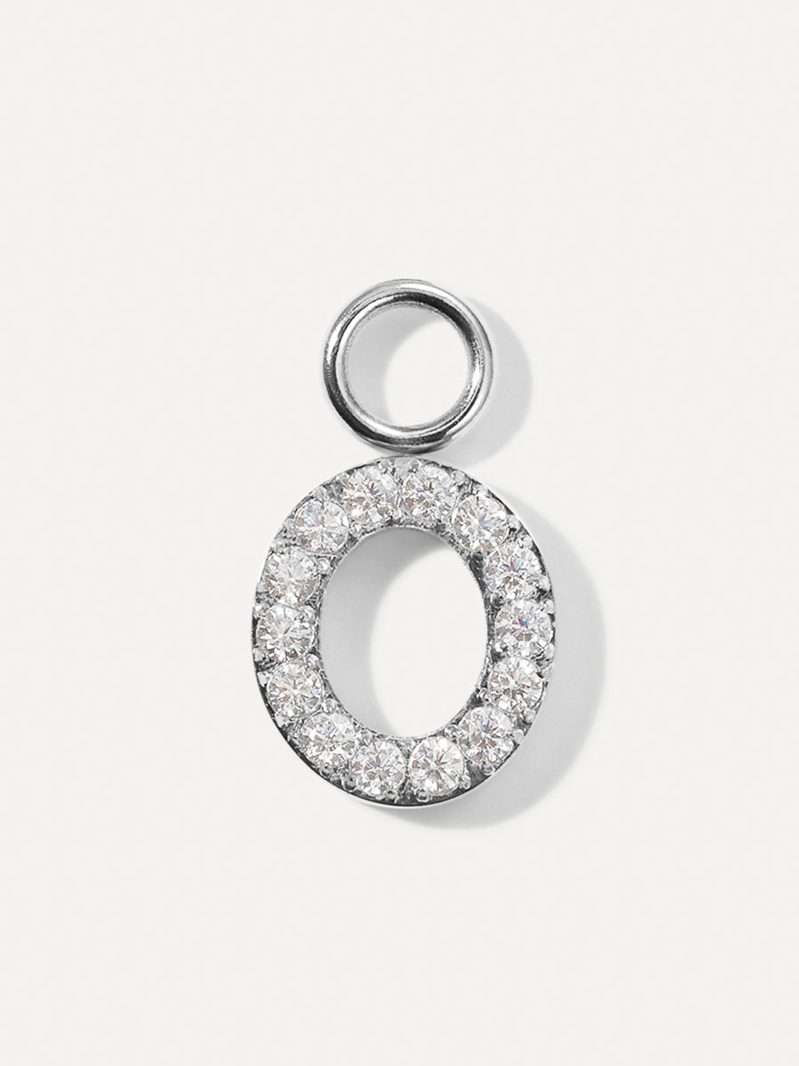 Dazzling Letter Earring Charms