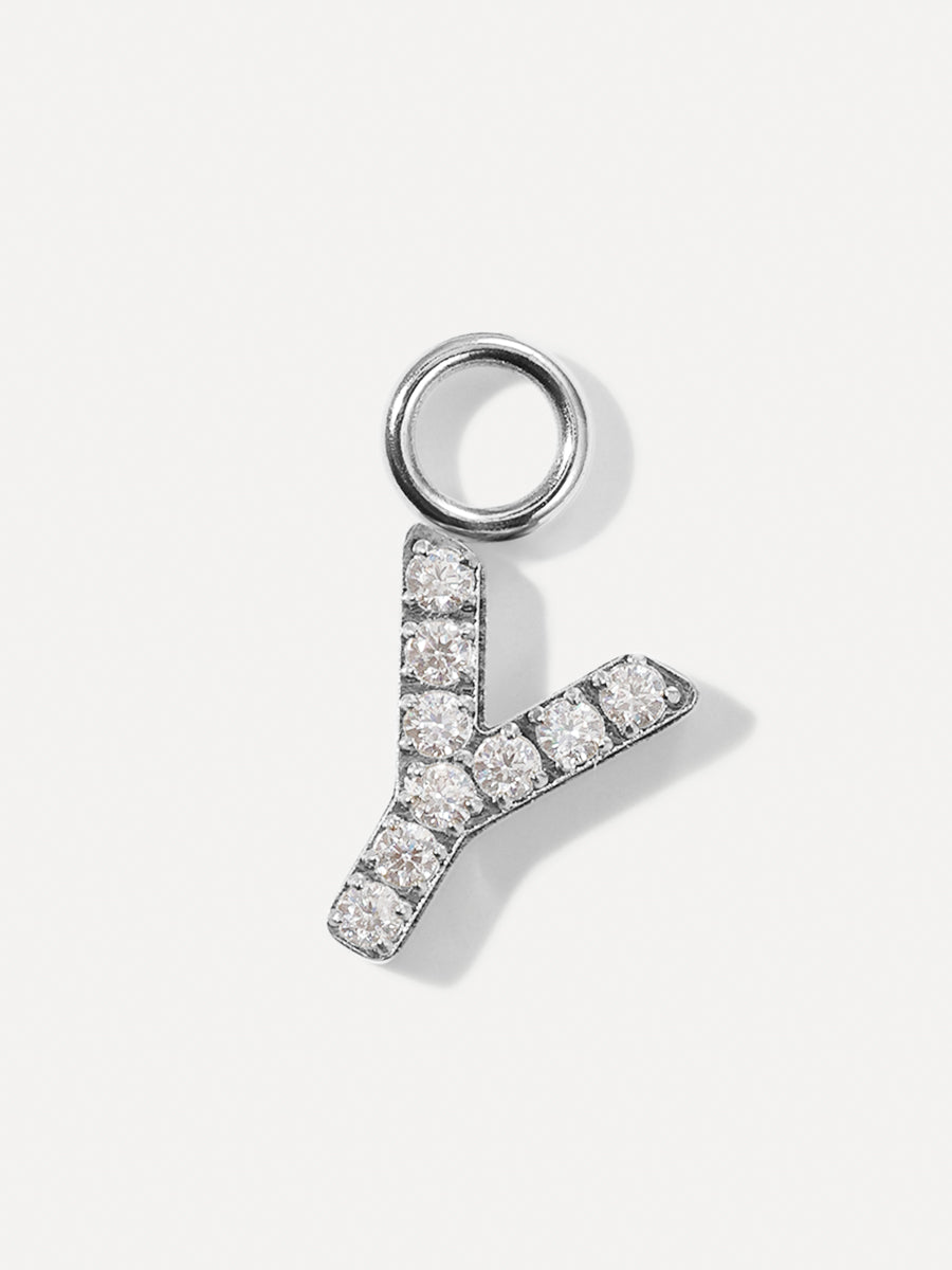 Dazzling Letter Earring Charms