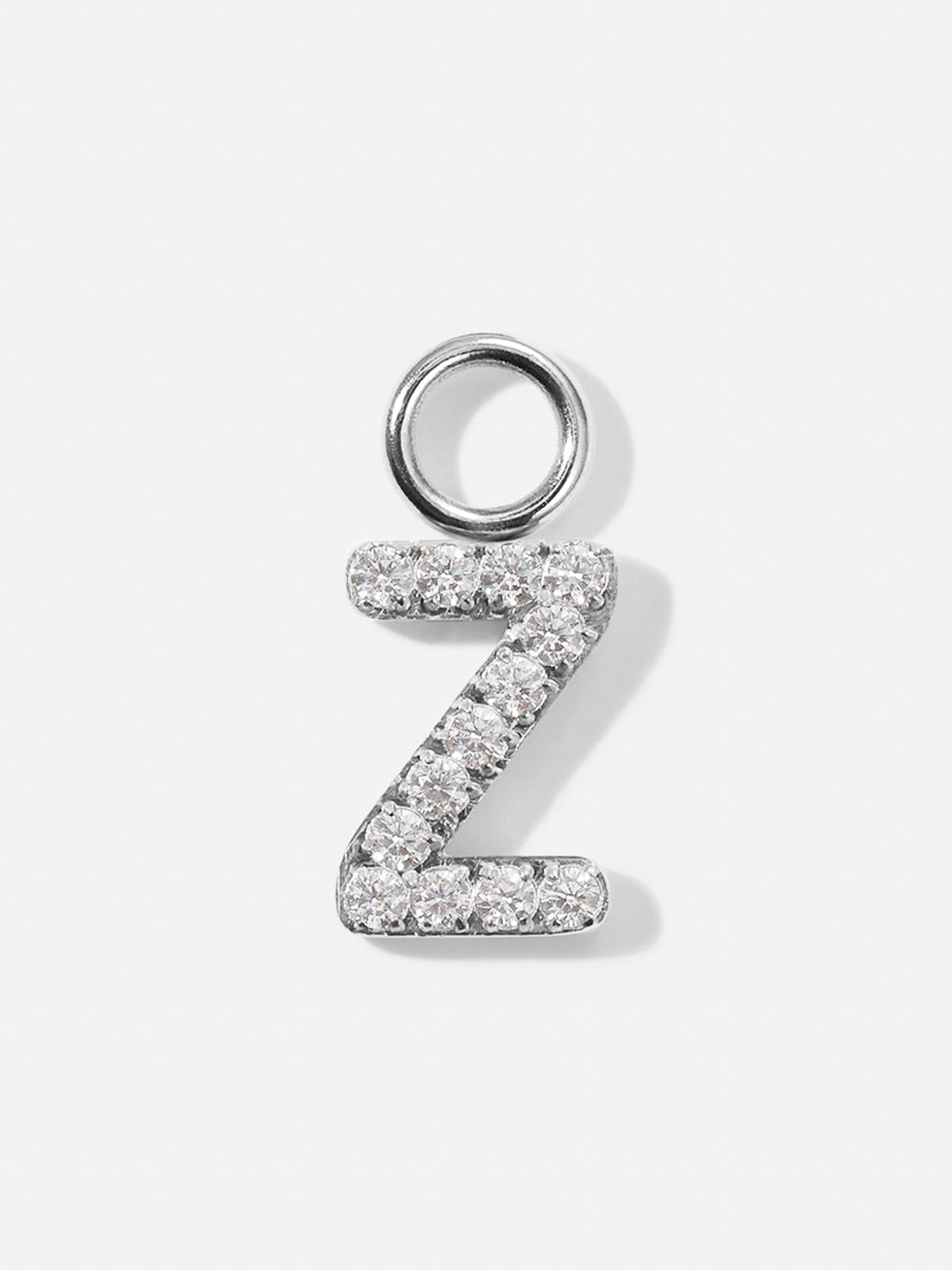 Dazzling Letter Earring Charms