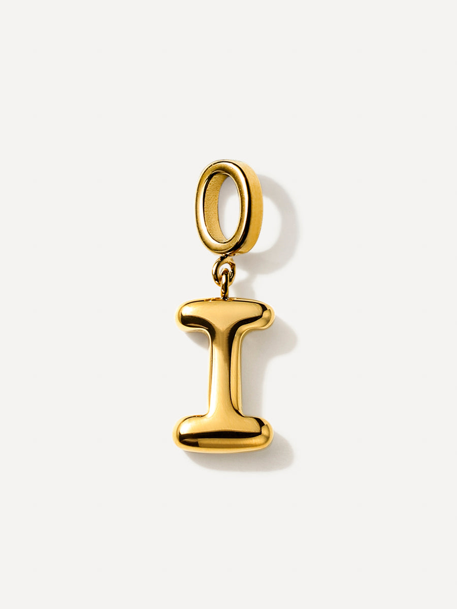 Puffy Letter Charm
