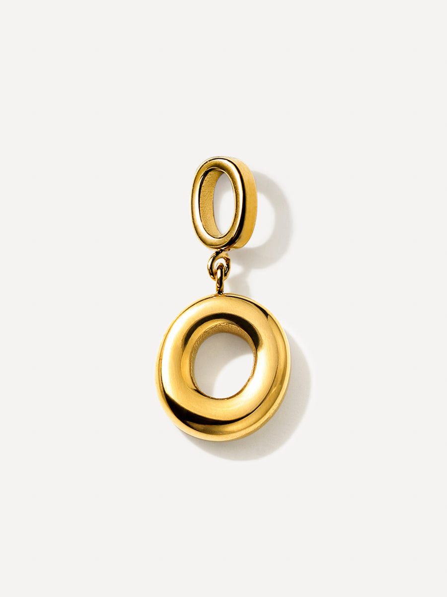 Puffy Letter Charm