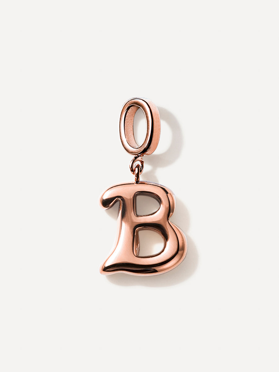 Puffy Letter Charm