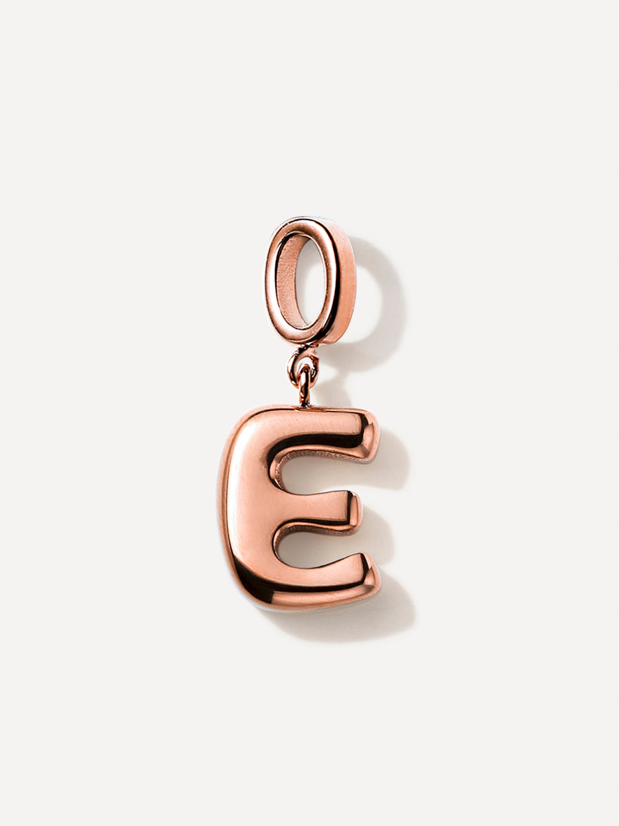 Puffy Letter Chain Charms