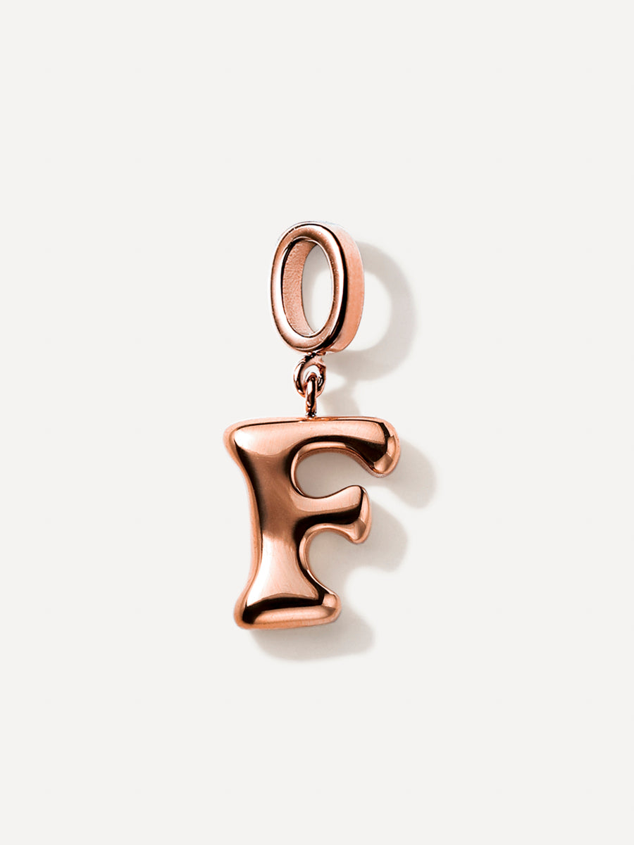 Puffy Letter Charm