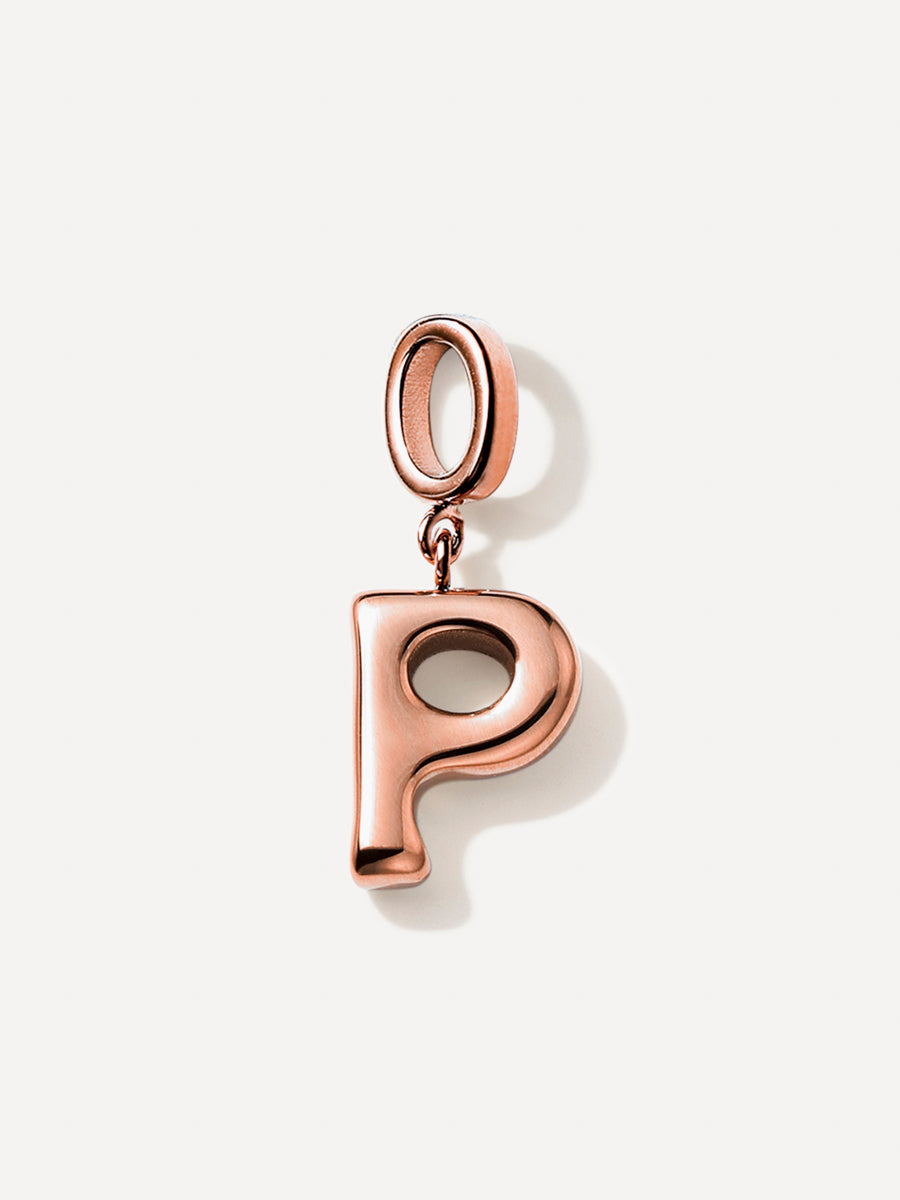Puffy Letter Charm