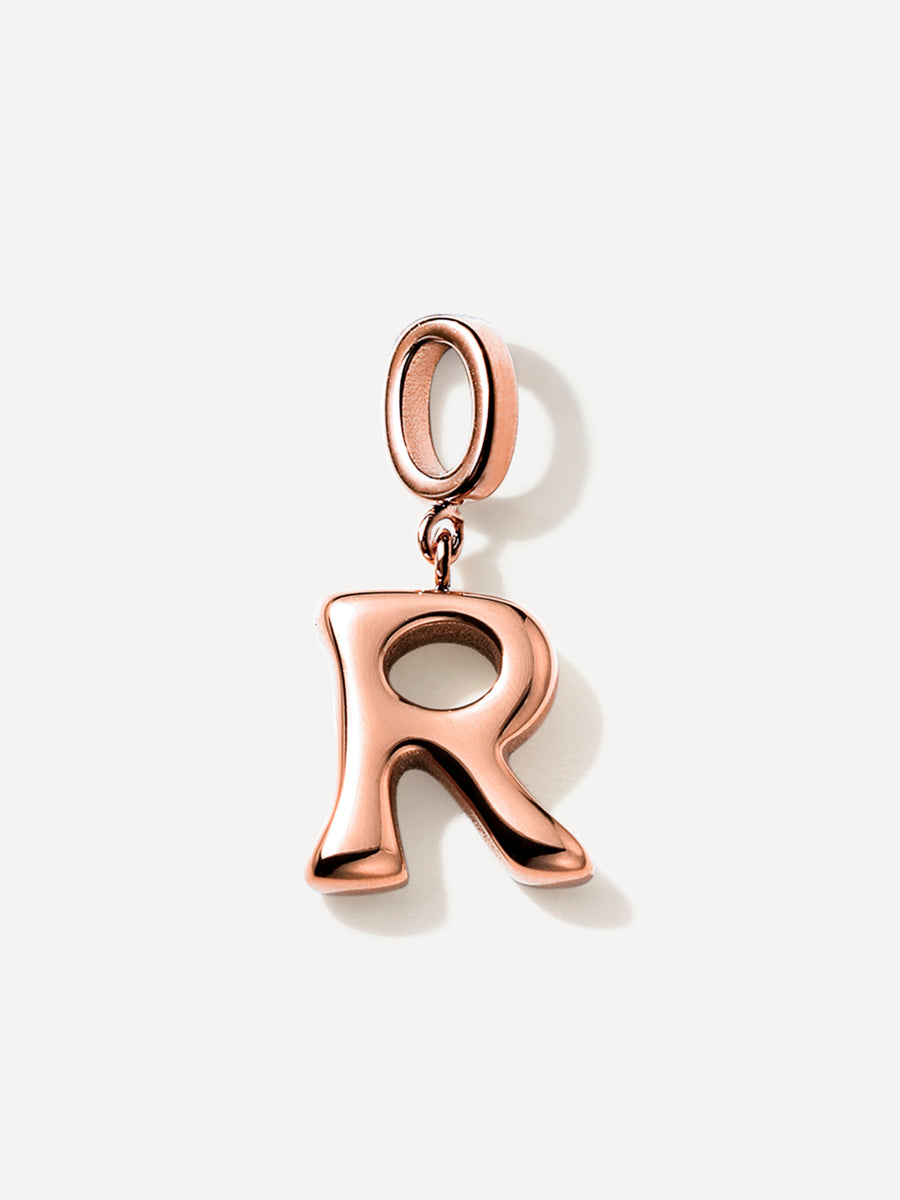 Puffy Letter Chain Charms