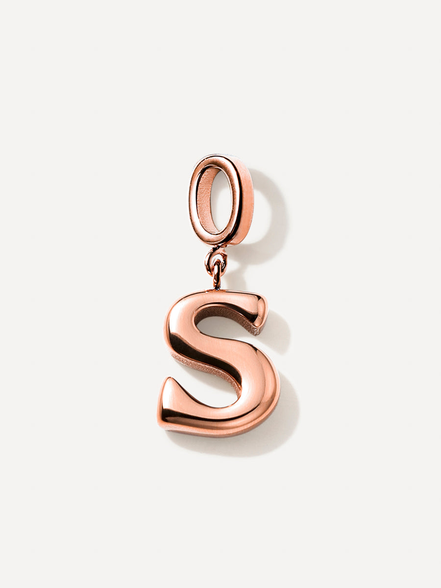 Puffy Letter Chain Charms
