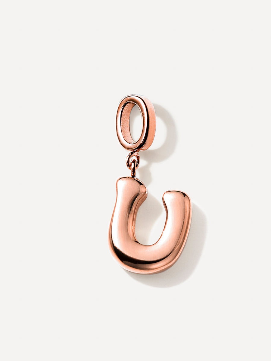 Puffy Letter Charm