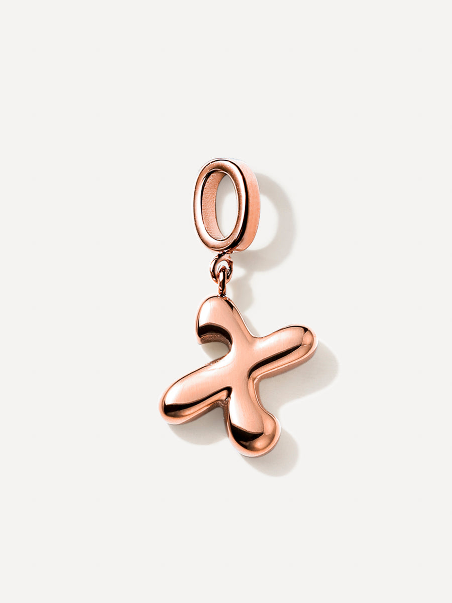 Puffy Letter Chain Charms