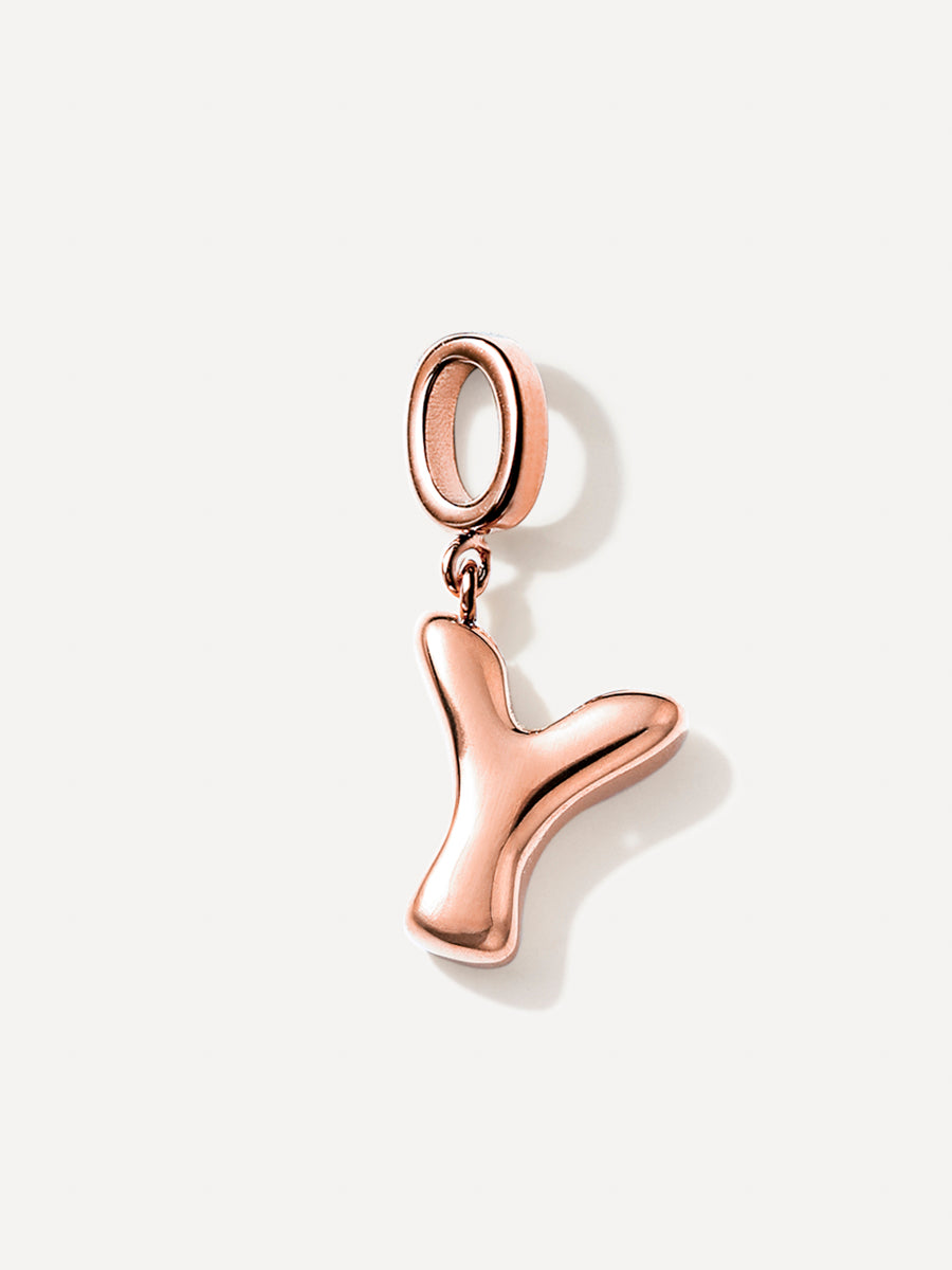 Puffy Letter Charm