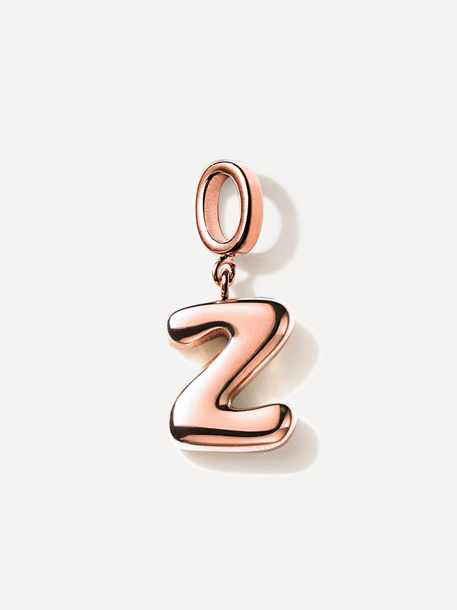 Puffy Letter Charm
