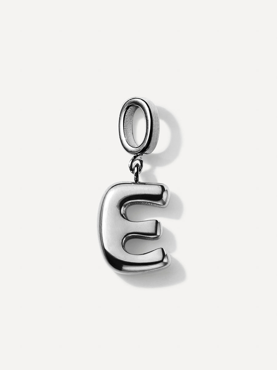 Puffy Letter Charm