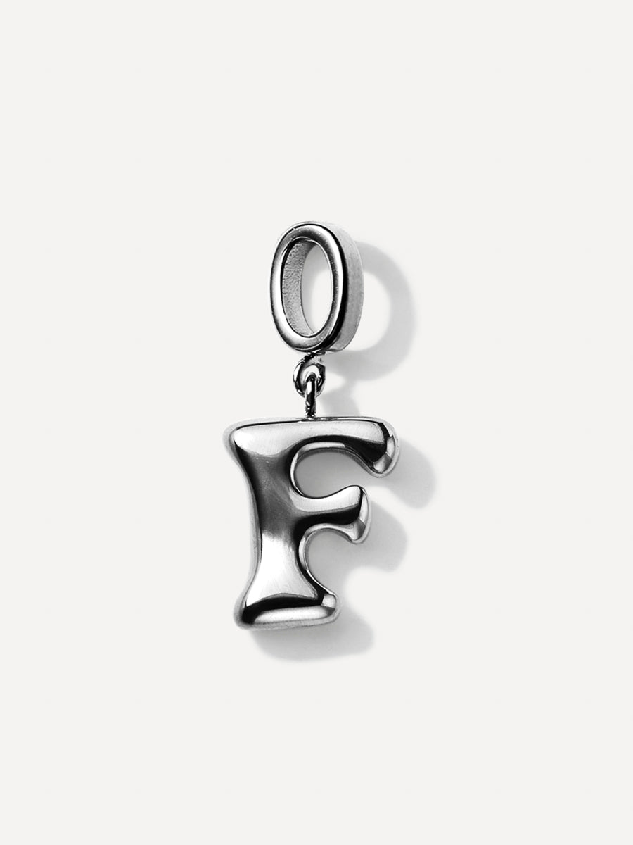 Puffy Letter Charm