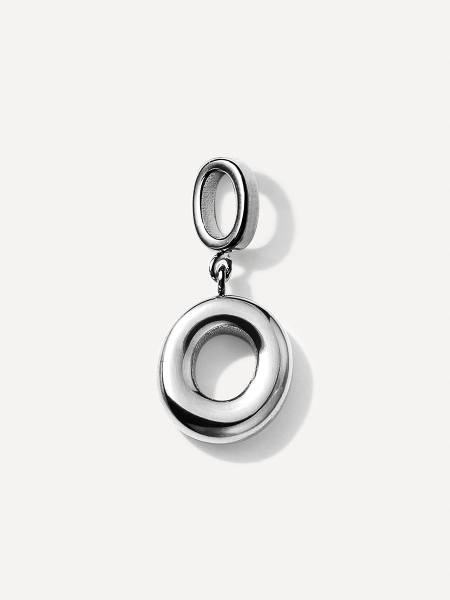 Puffy Letter Charm