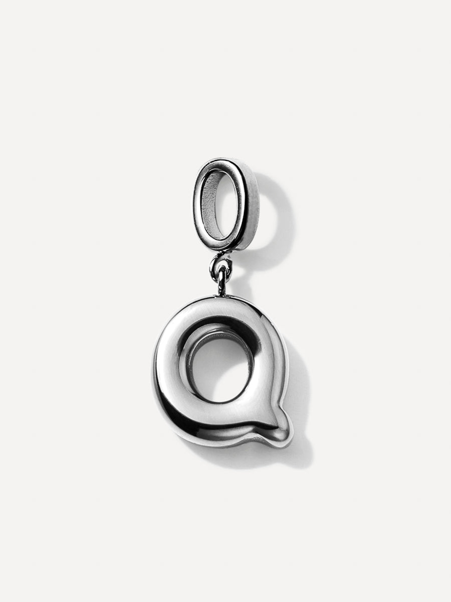 Puffy Letter Chain Charms