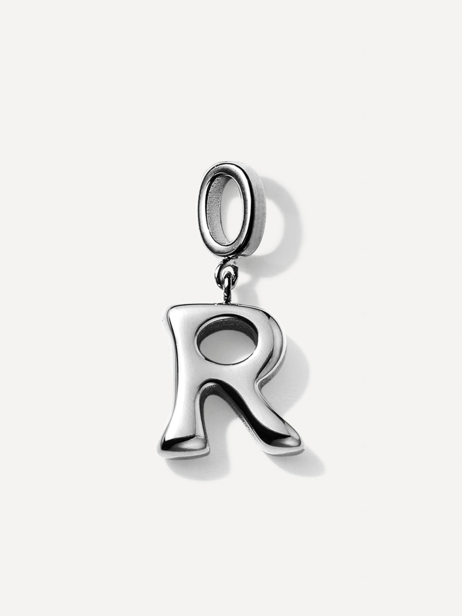 Puffy Letter Chain Charms