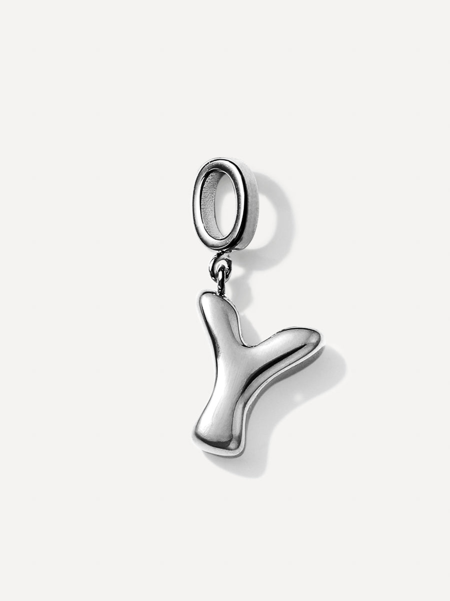 Puffy Letter Charm