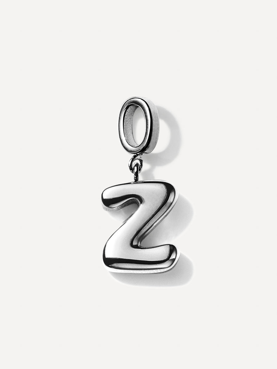 Puffy Letter Charm