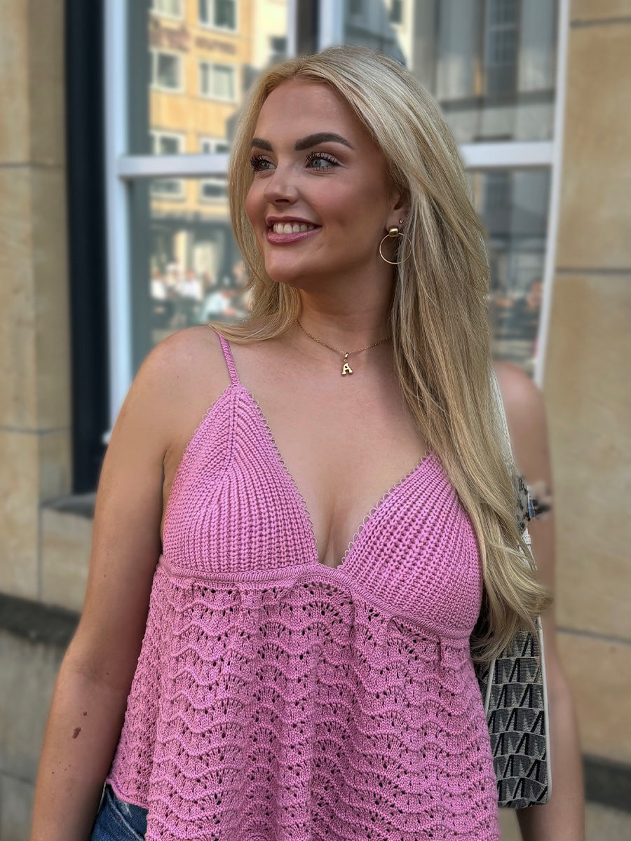 Puffy Letter Chain Charms