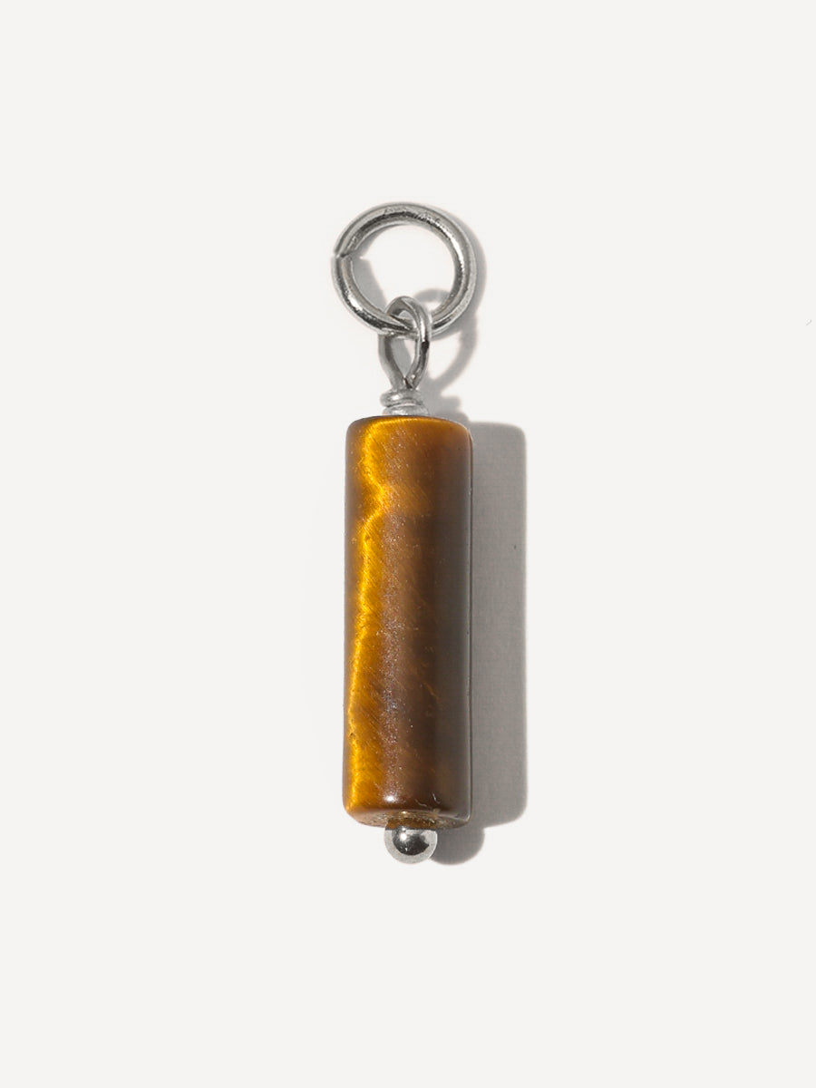 19x4,4mm Graceful Column Brown Ohrring-Charm