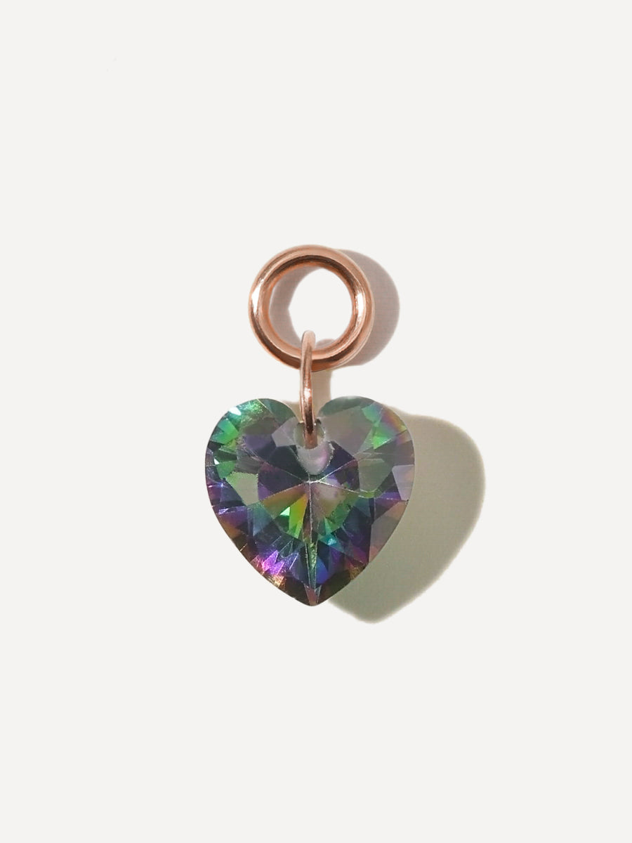 Night Heart Earring Charm