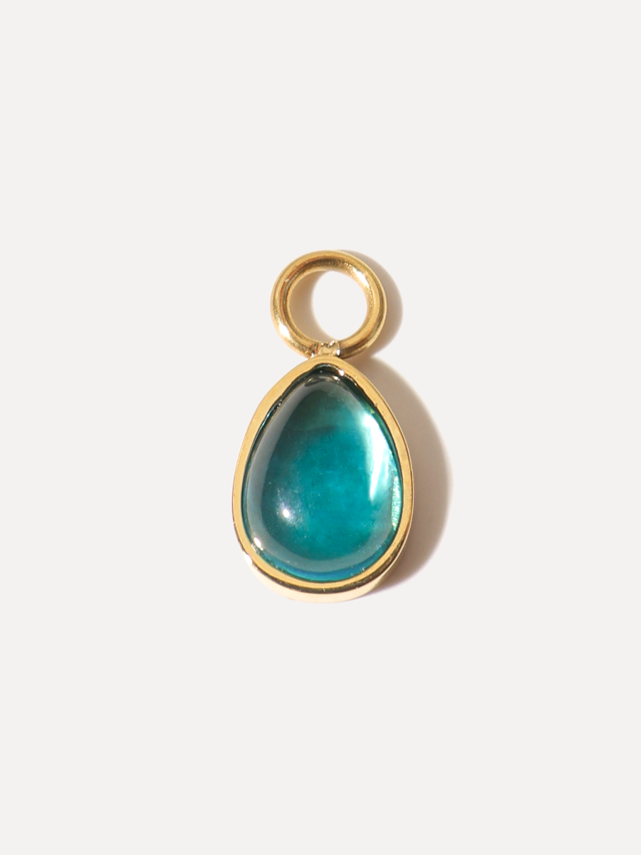 9,3x7mm Mystic Teardrop Ohrring-Charm