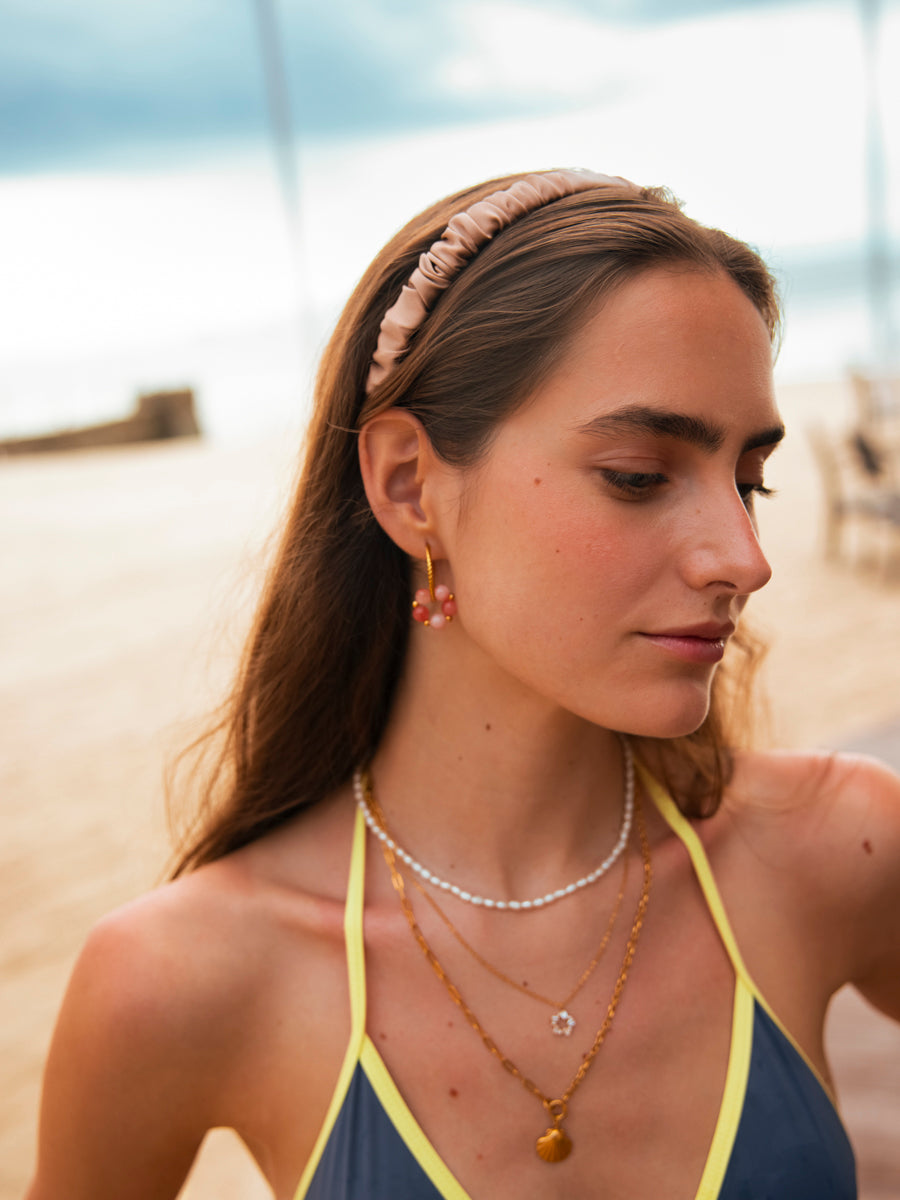 Rosy Whisper Earring Charm