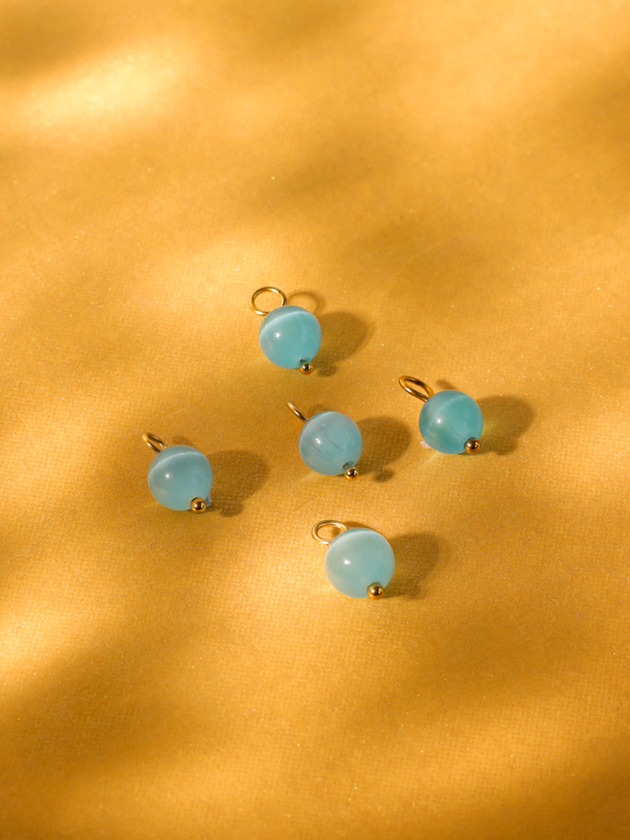 7,7mm Dreamy Sea Ohrring-Charm