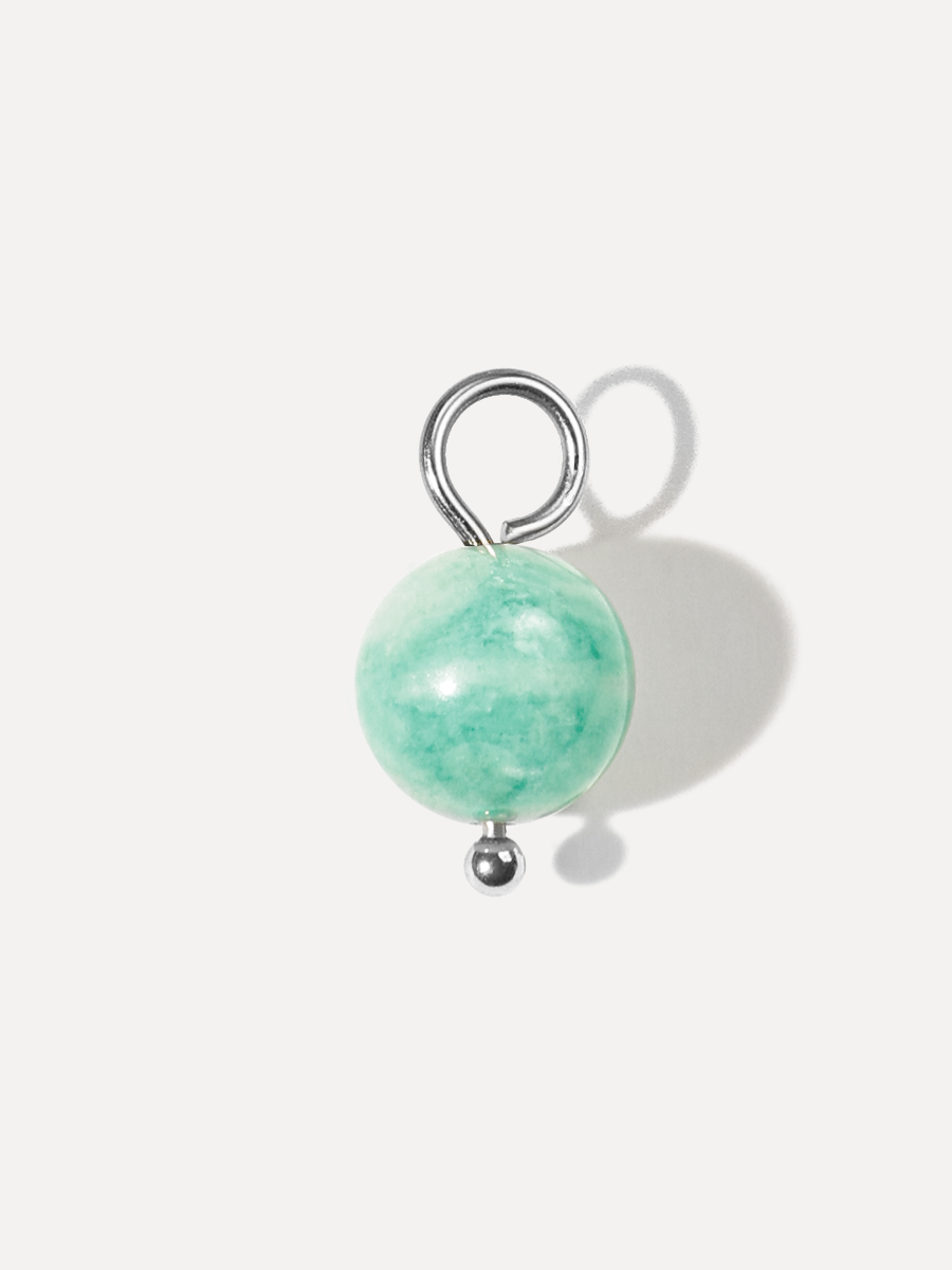 8,4mm Lake Green Ohrring-Charm