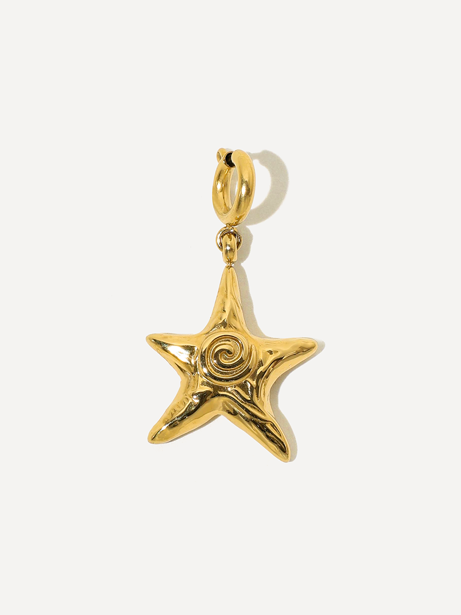 Swirl Star Ketten-Charm