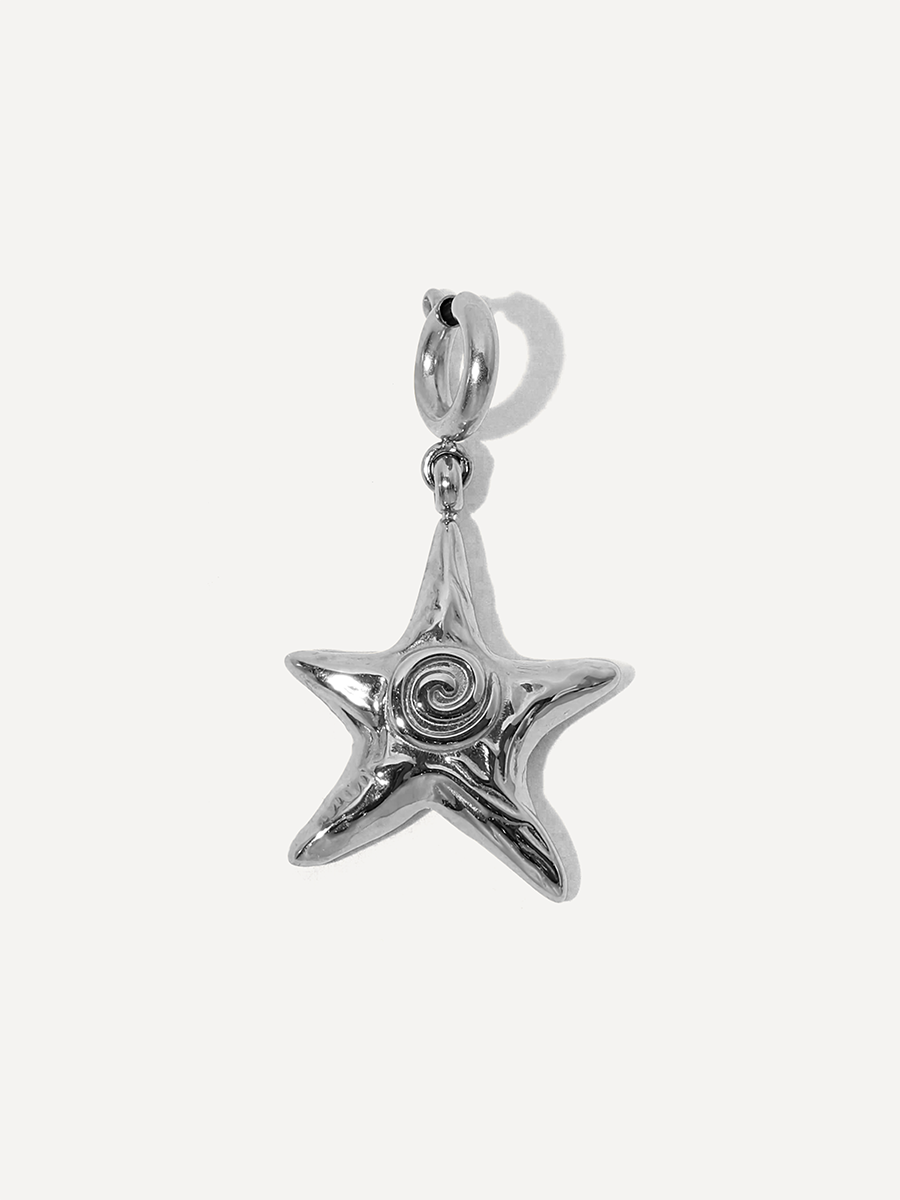 Swirl Star Ketten-Charm