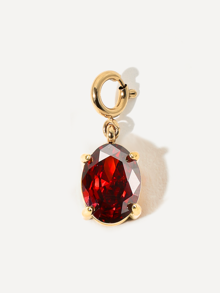 Shining Birth Garnet Red Ketten-Charm