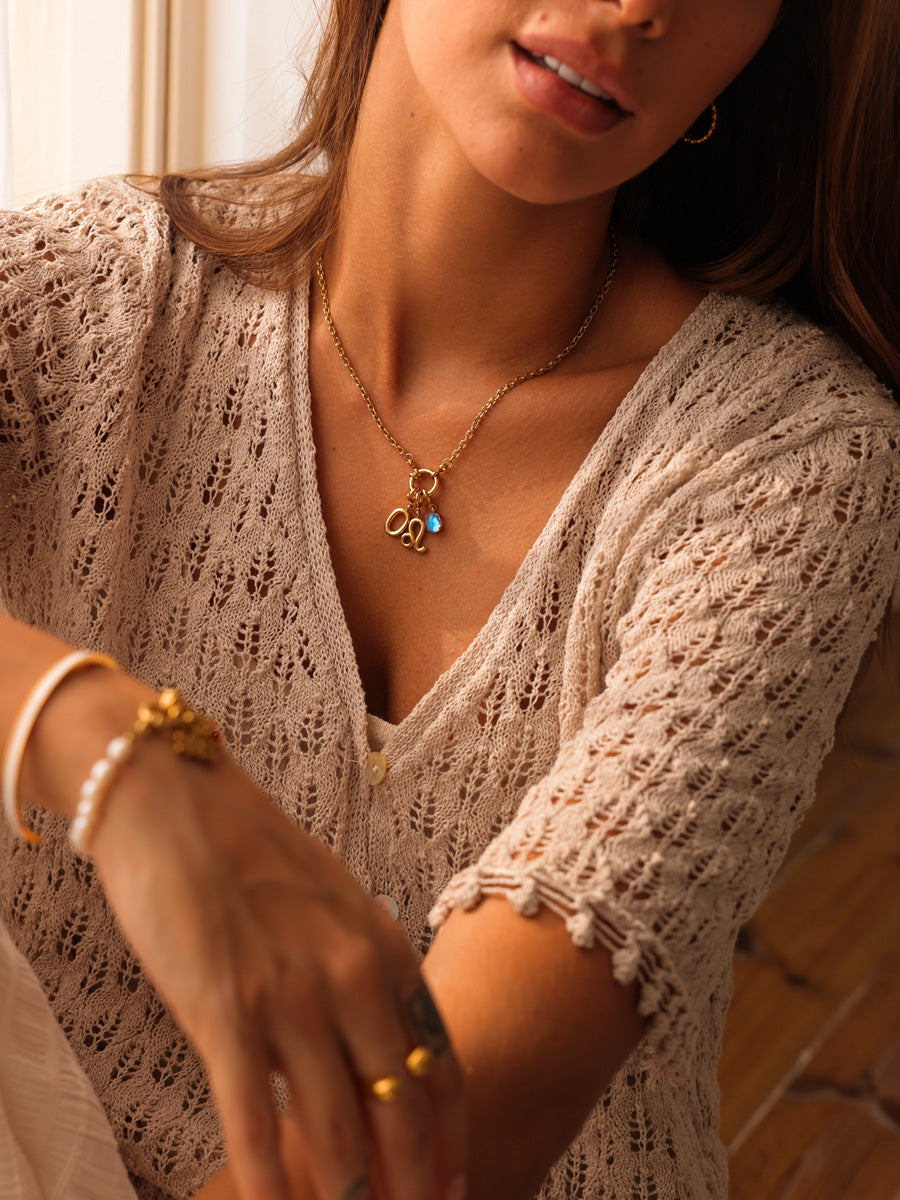 Shining Birth Light Lavender Ketten-Charm