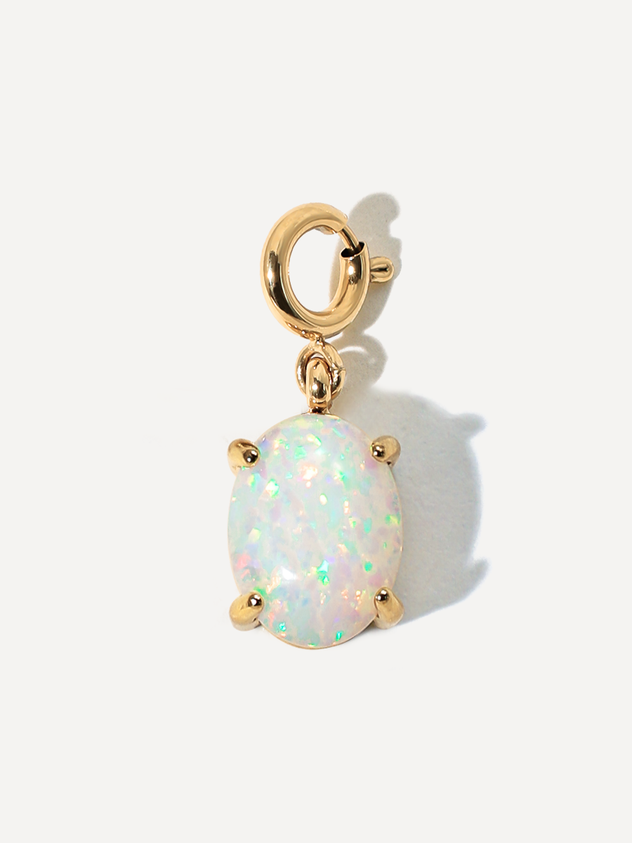 Shining Birth Opal Ketten-Charm