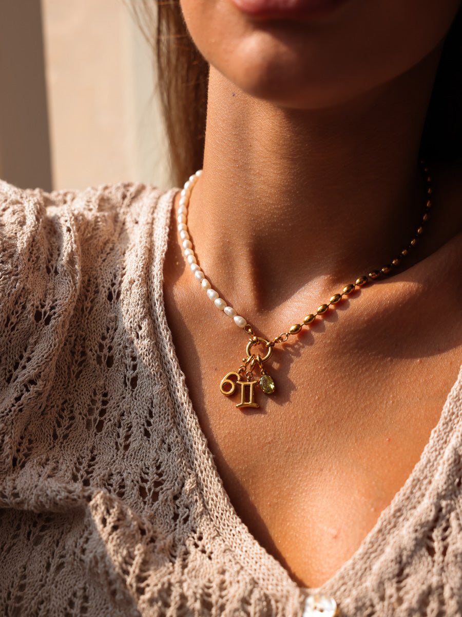 Classic Zodiac Ketten-Charm - Gemini