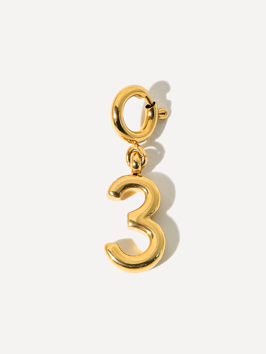 Classic Number Ketten-Charms