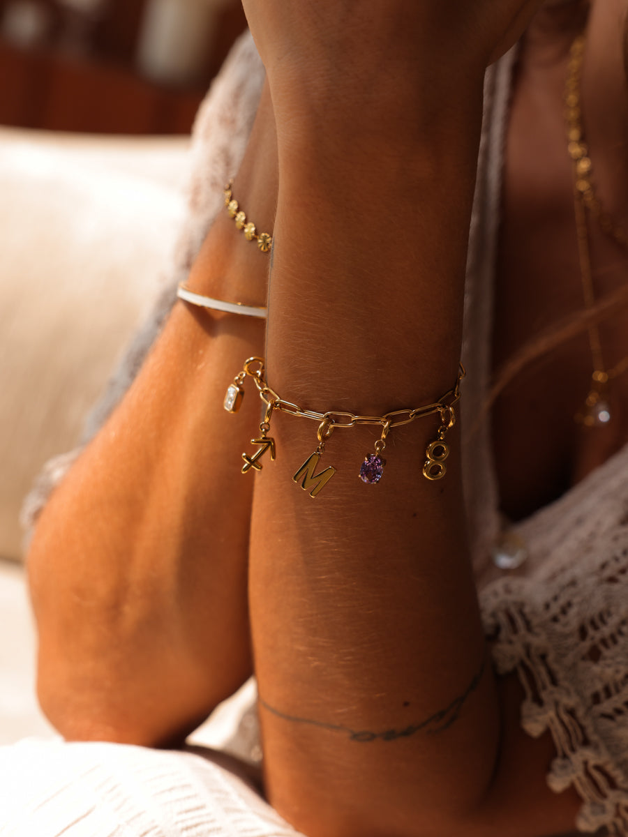 Classic Number Ketten-Charm - 8
