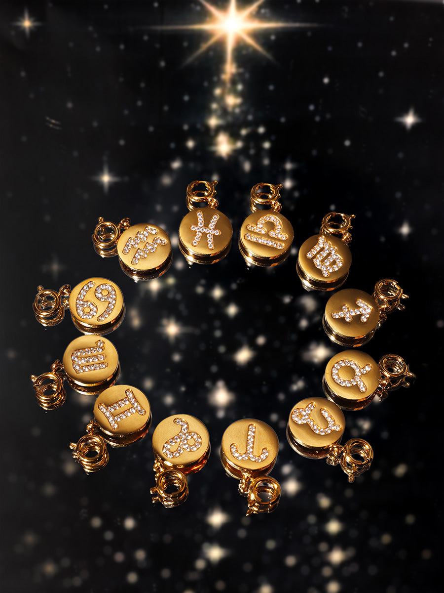 Twinkling Zodiac Ketten-Charm - Taurus