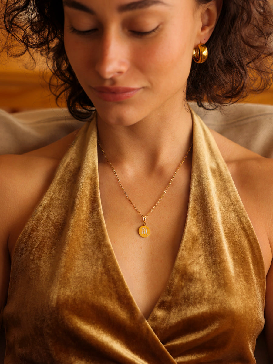 Twinkling Zodiac Ketten-Charm - Scorpio