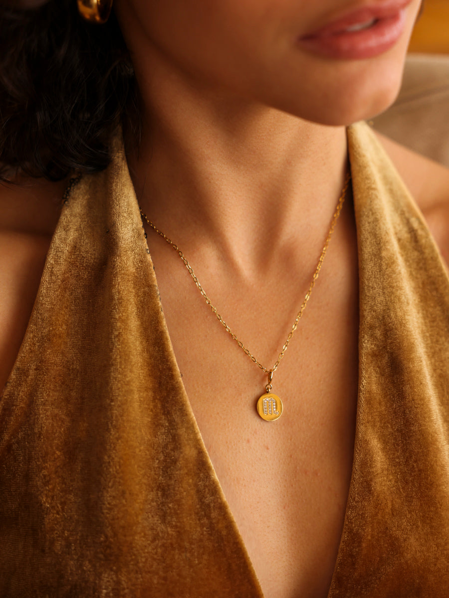 Twinkling Zodiac Ketten-Charm - Scorpio