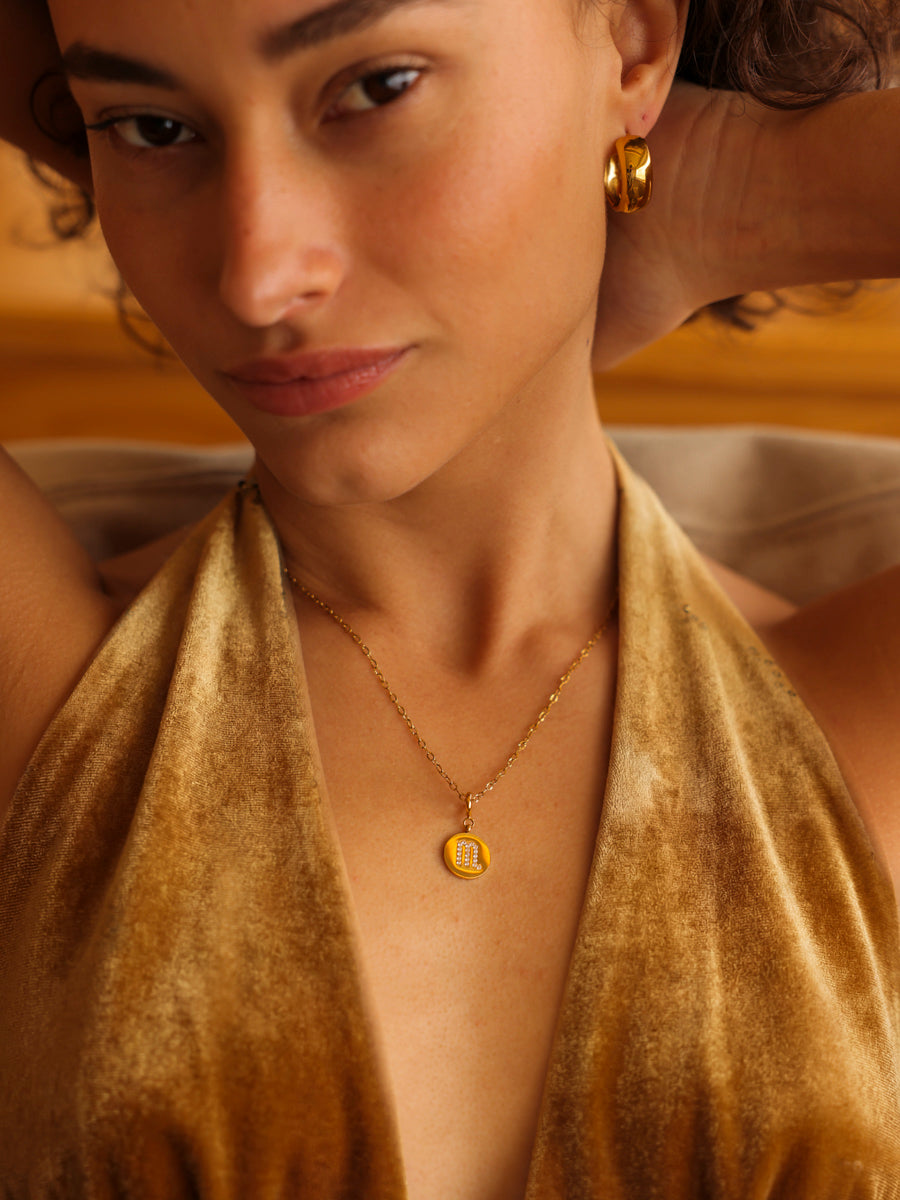 Twinkling Zodiac Ketten-Charm - Scorpio