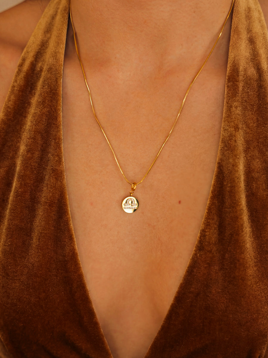 Twinkling Zodiac Ketten-Charm - Libra