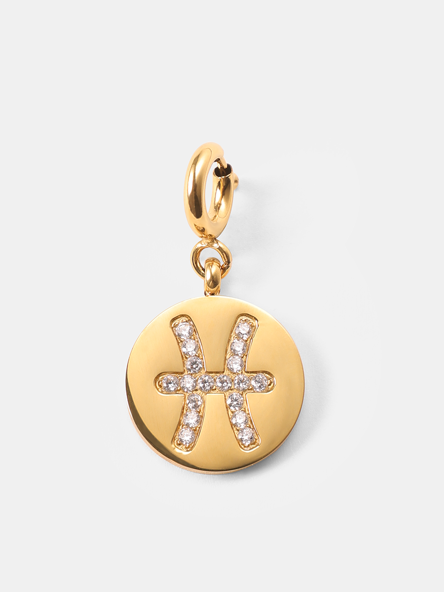 Twinkling Zodiac Ketten-Charm - Pisces